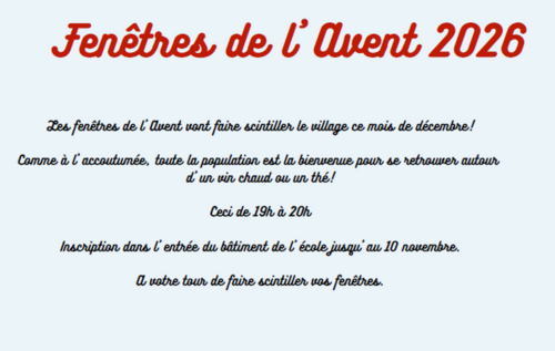 Fenêtres de l'Avent